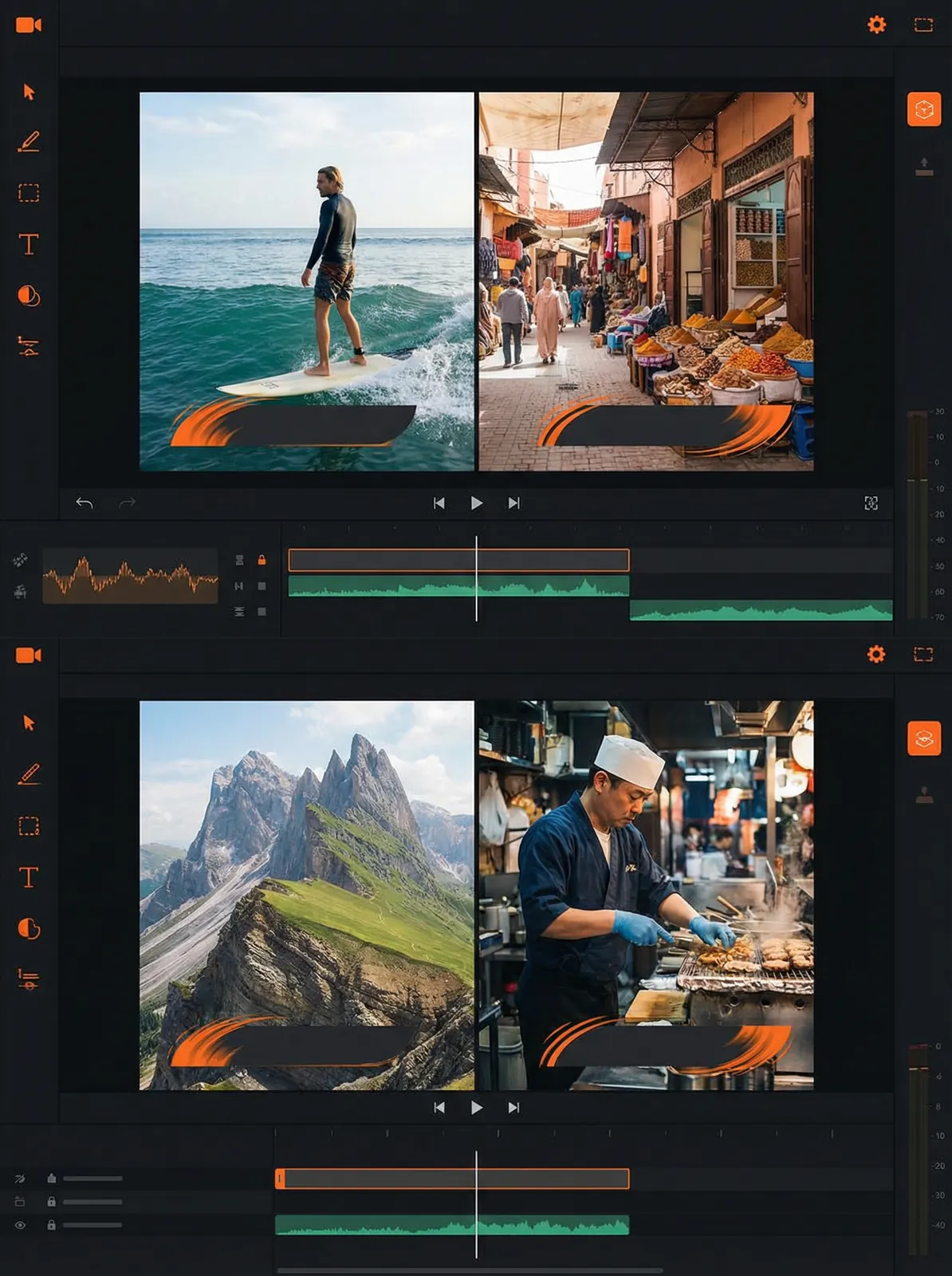 换妻视频 Vlog开场模板设计