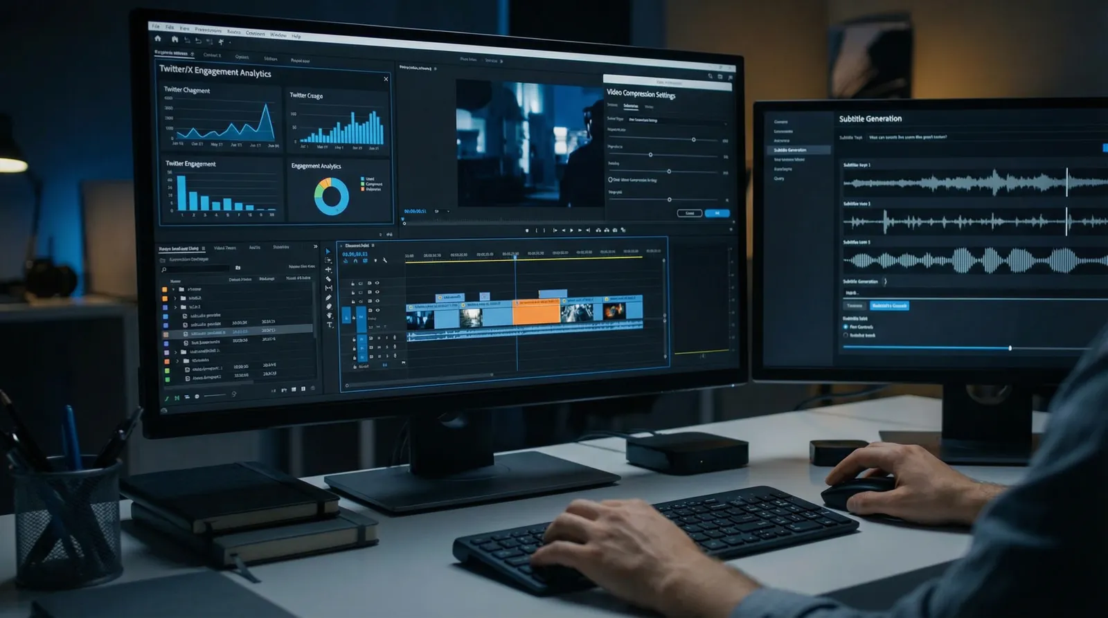 换妻视频 推特视频剪辑与数据分析
